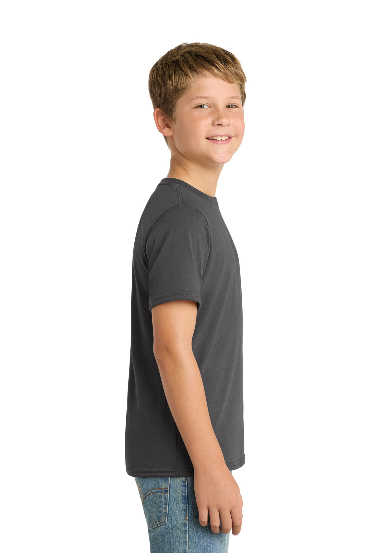 Port & Co Youth Performance Blend Tee. PC381Y 3