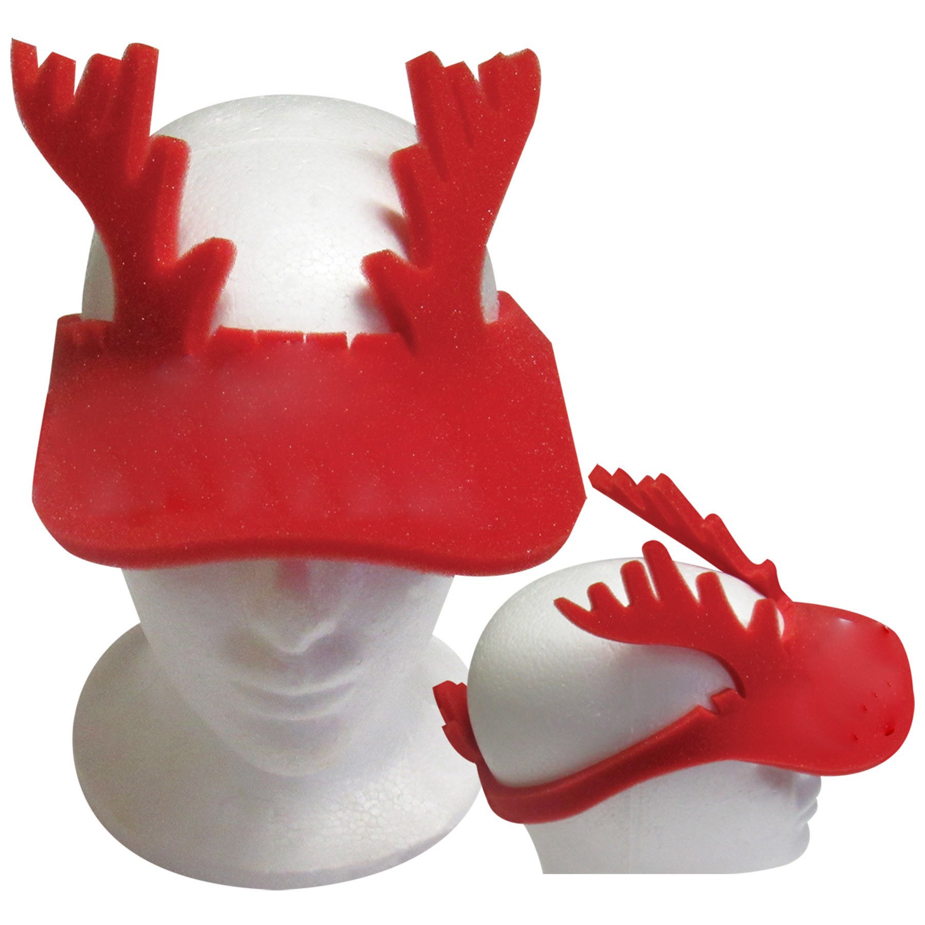Moose Headband Foam Reindeer Visor For Christmas And Party 2