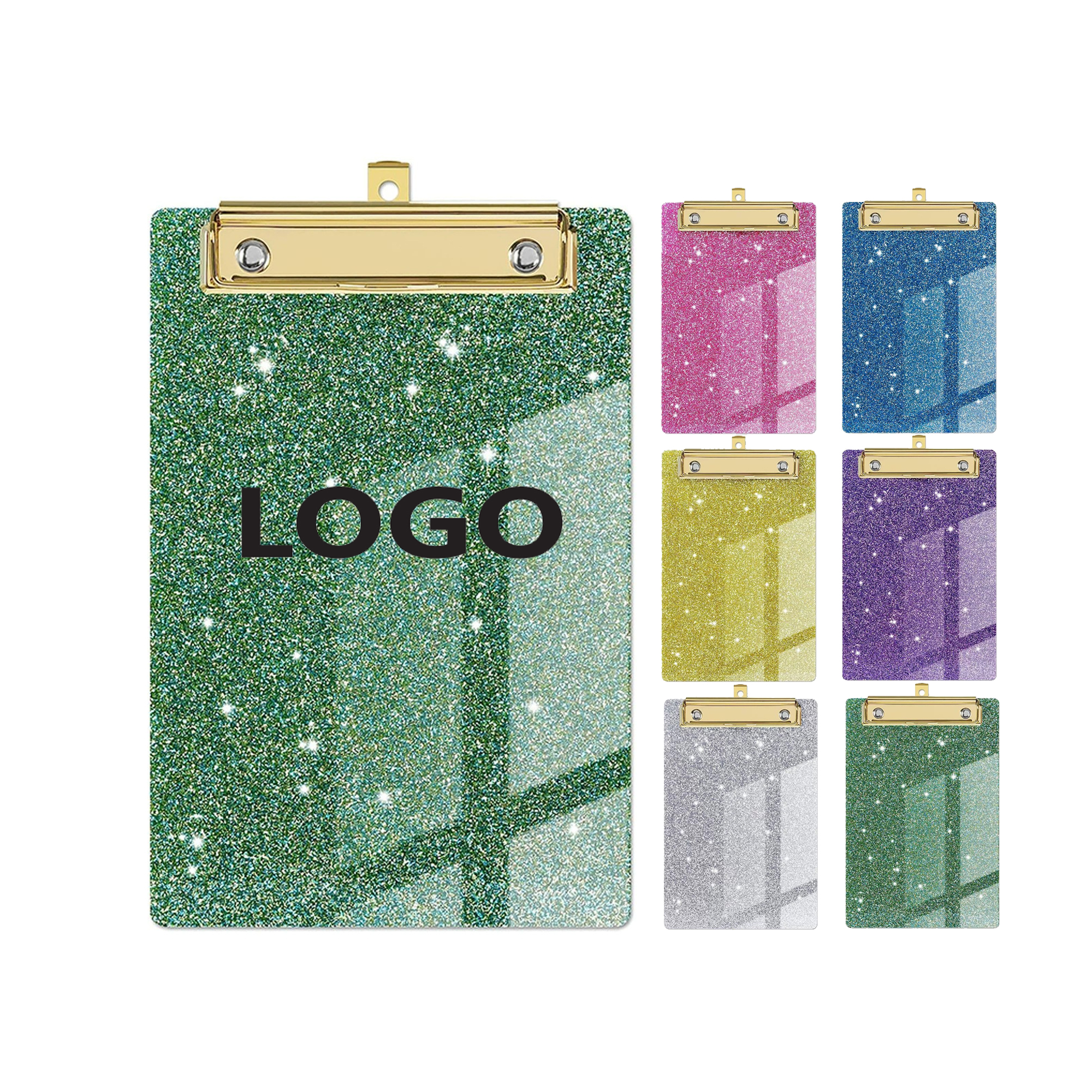 Glitter Acrylic Clipboard 2