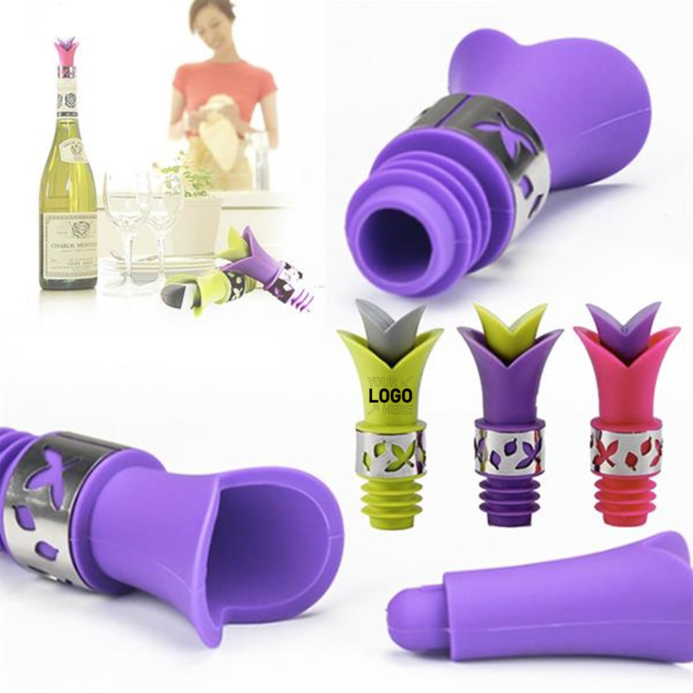 Flower Silicone Wine Bottle Stopper 4