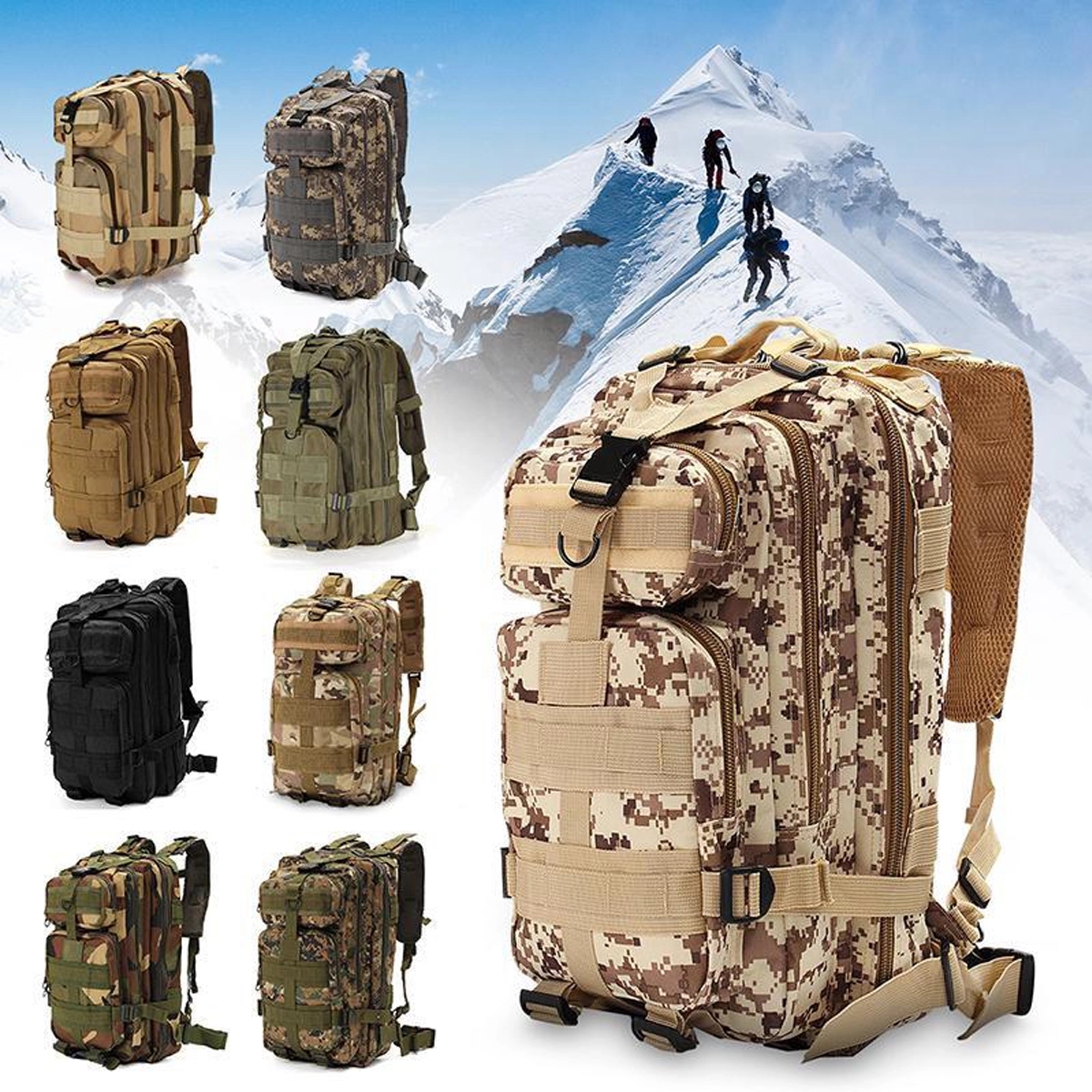 Tactical Military Mountaineering Backpack 4