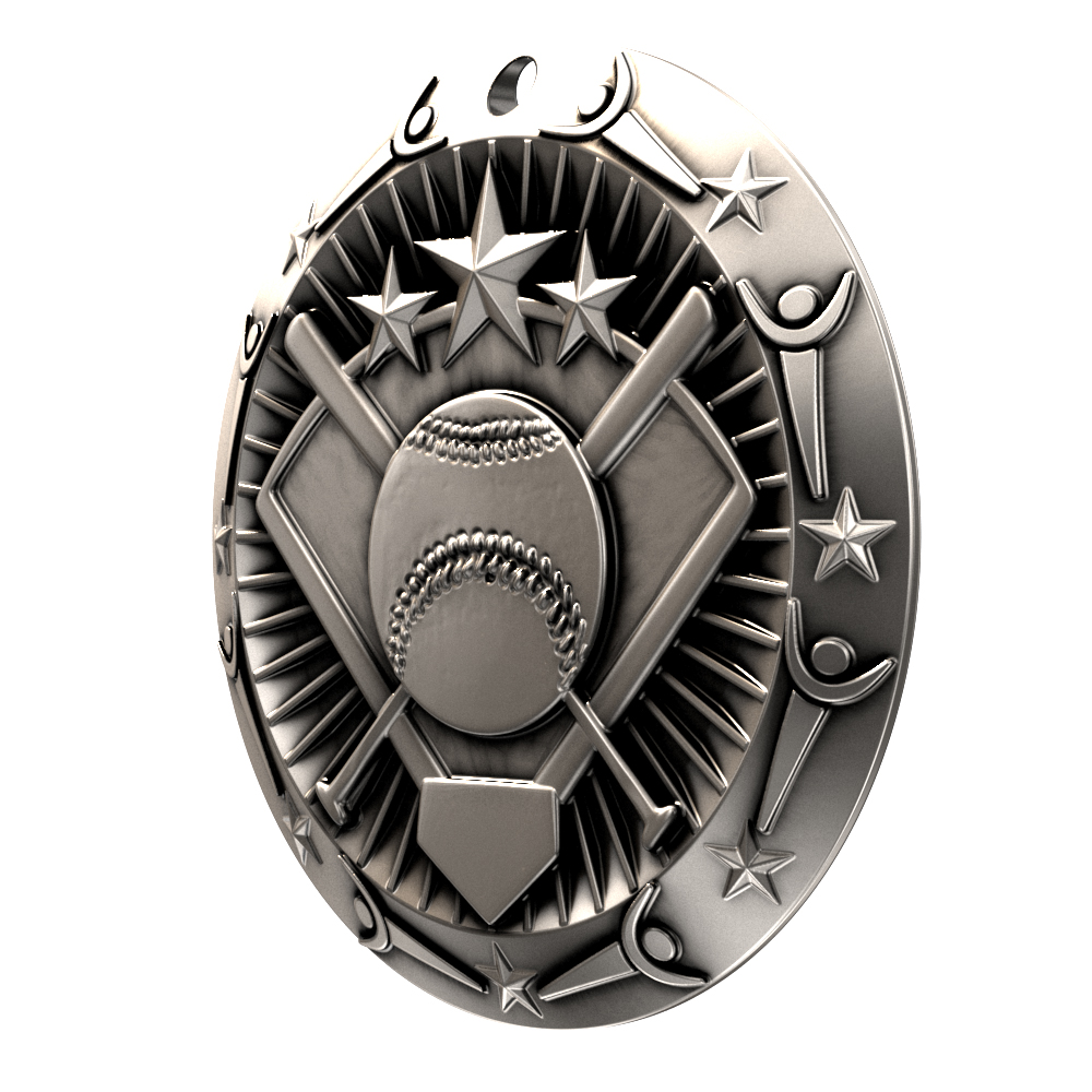 Softball World Class Medallion (3") 9