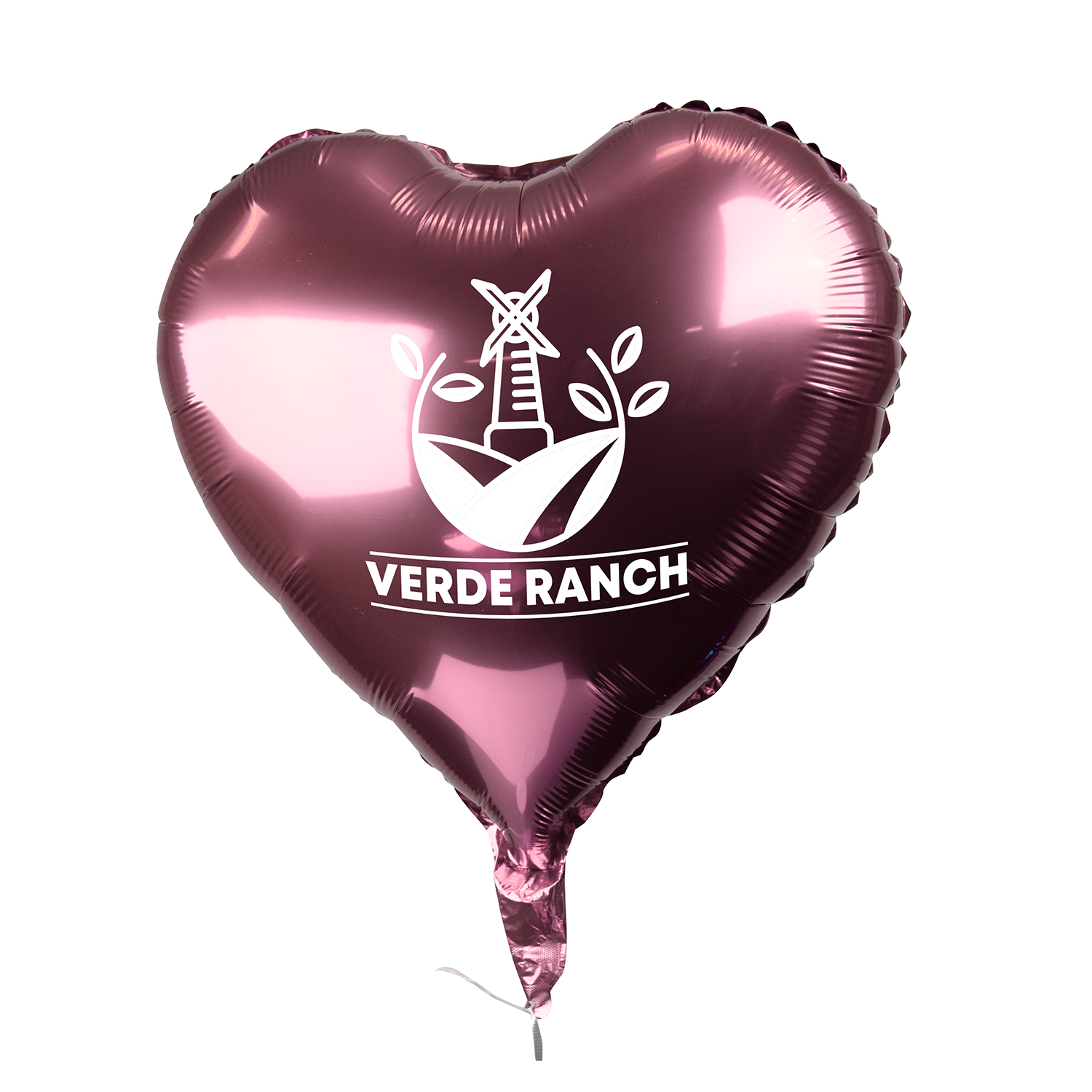 18" Heart-Shaped Mylar Balloon (1 Color Imprint) 8