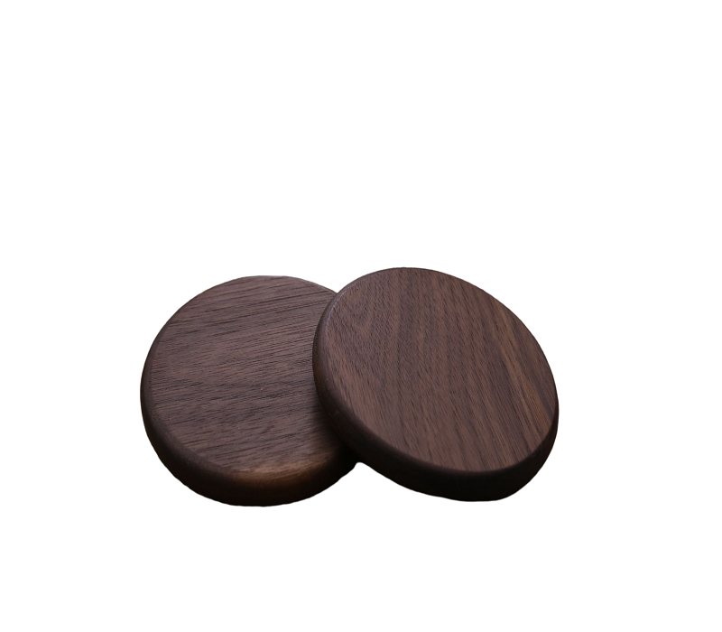 Black Walnut Coaster - Flat style 3