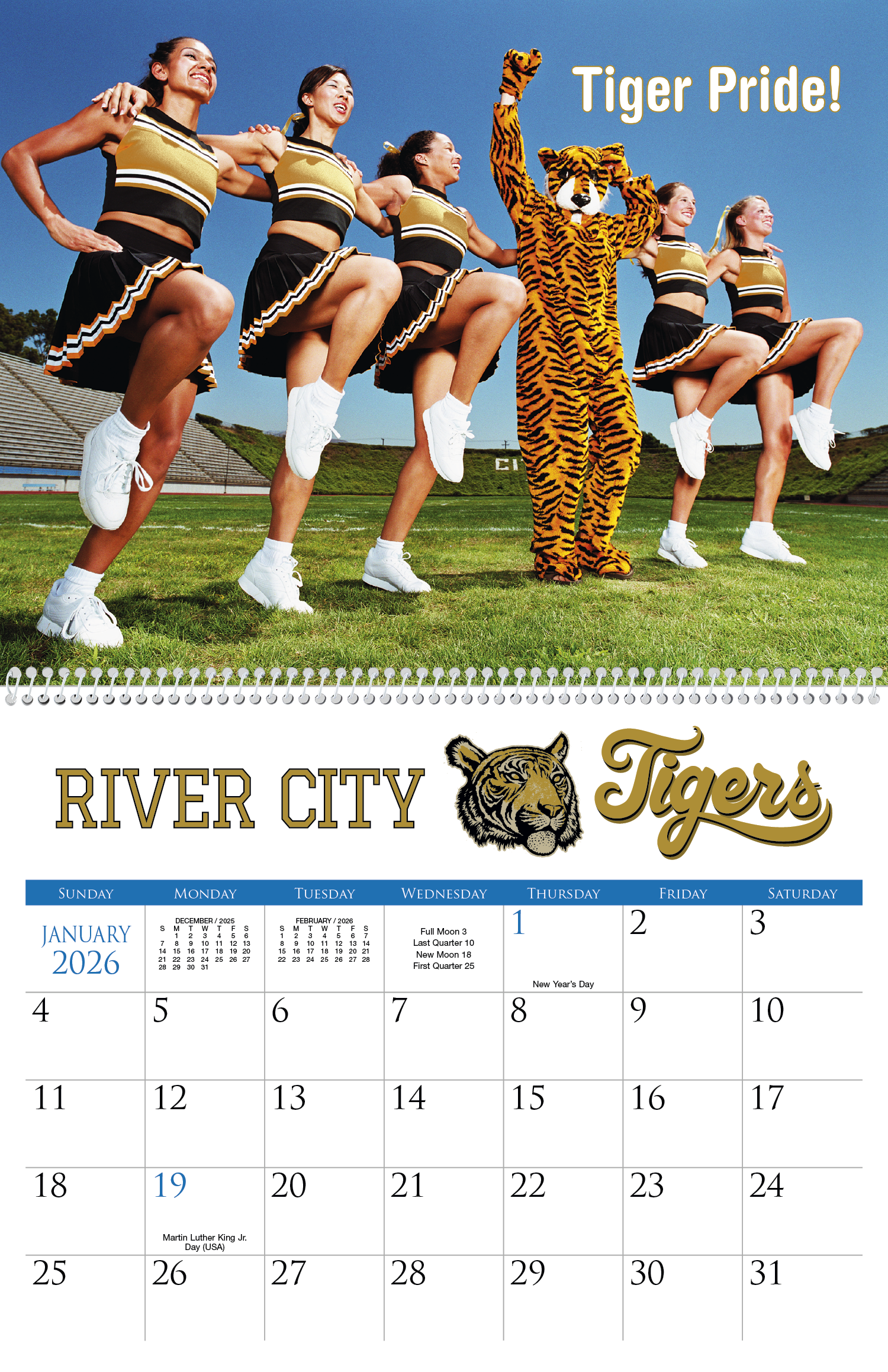 Triumph® Calendars Small Quantity Custom - Spiral Calendar 6