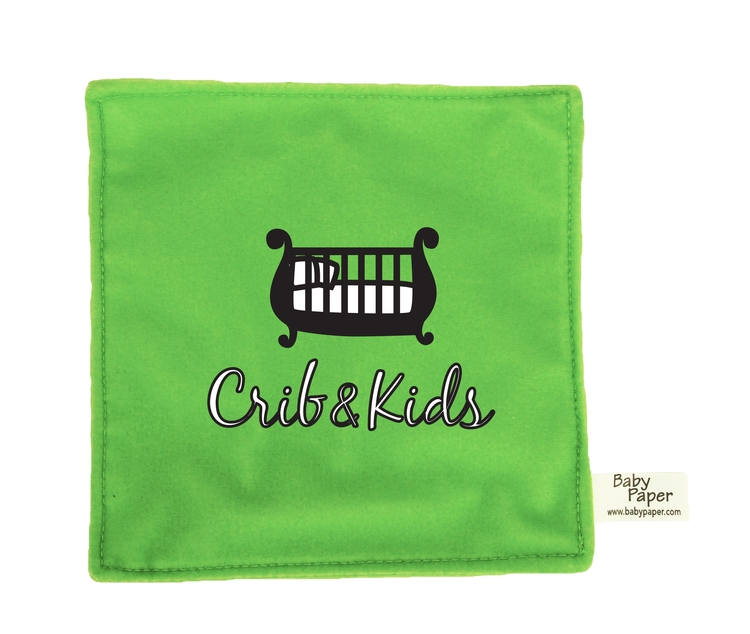 6" Green Baby paper with full color imprint 2