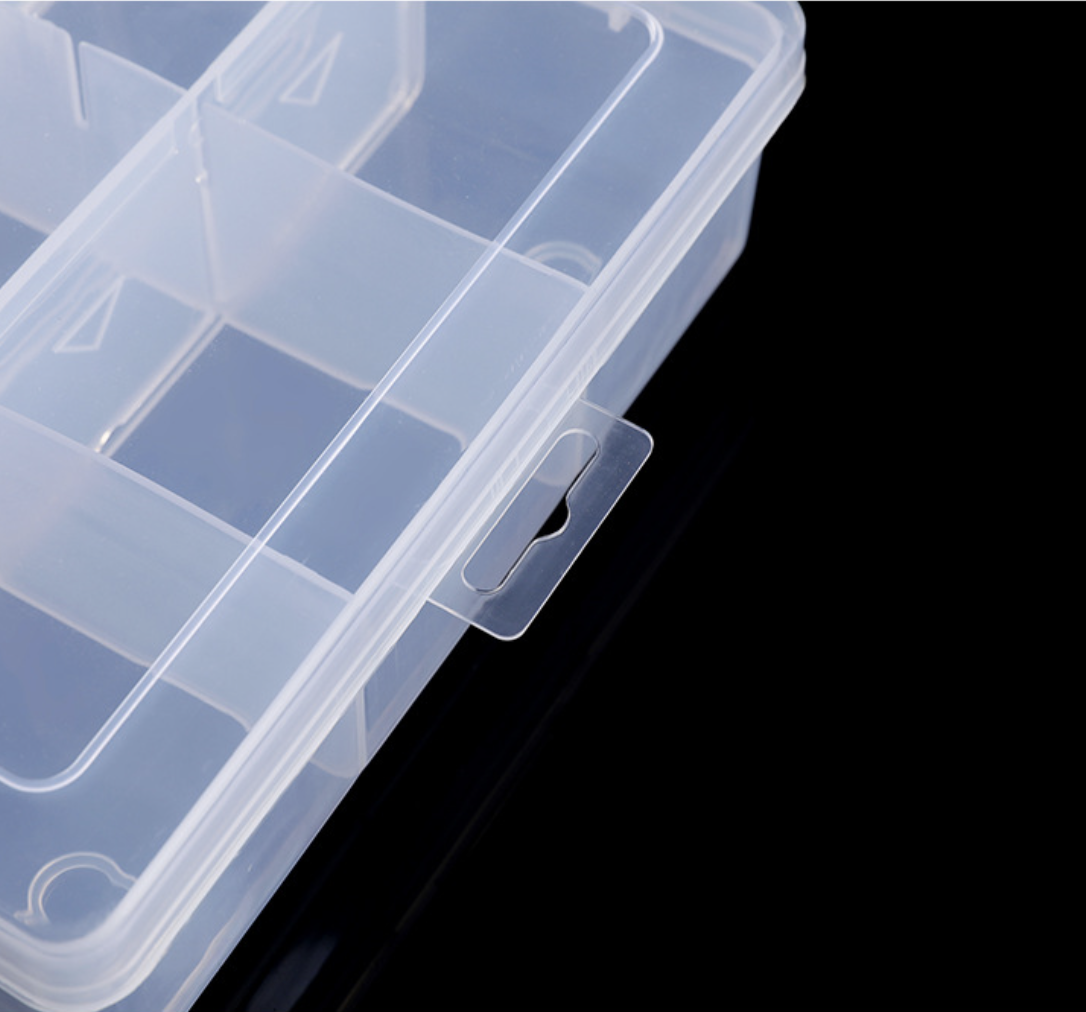 10 Grids Plastic Clear Organizer Box 3