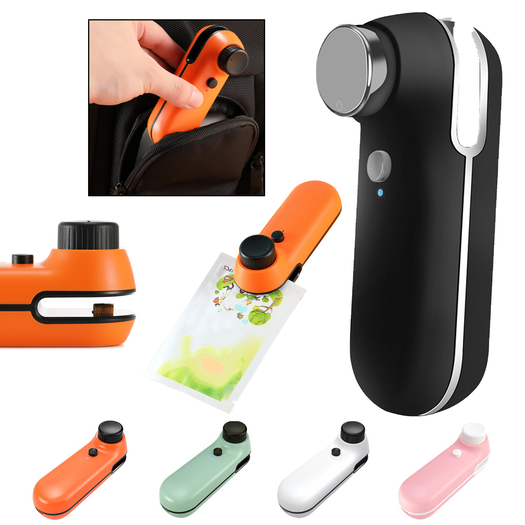 2-IN-1 USB Rechargeable Heat Sealer and Cutter 2