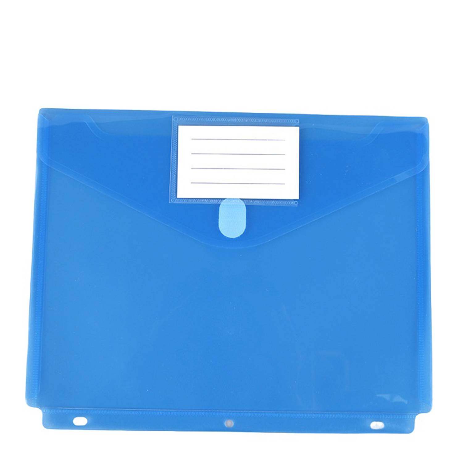 A4 Plastic File Folder w/ Label Pocket 6
