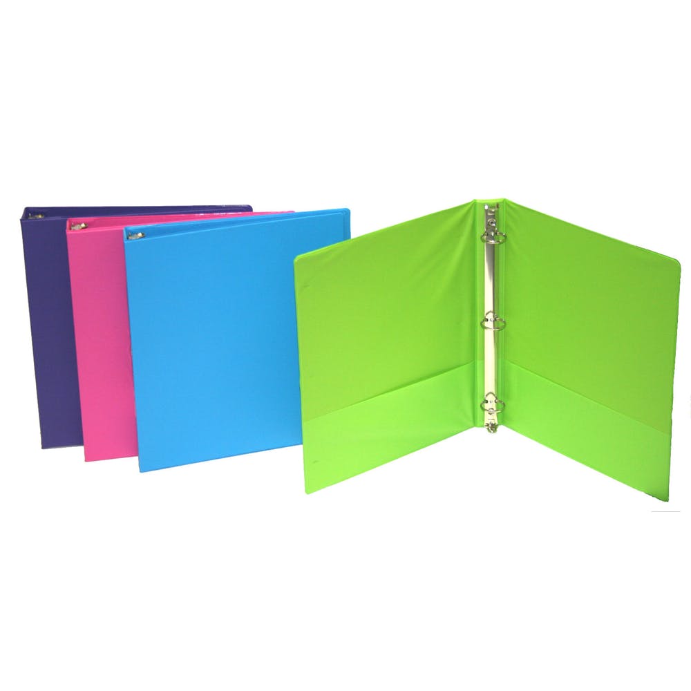 Vinyl Binders - Assorted 1" 2