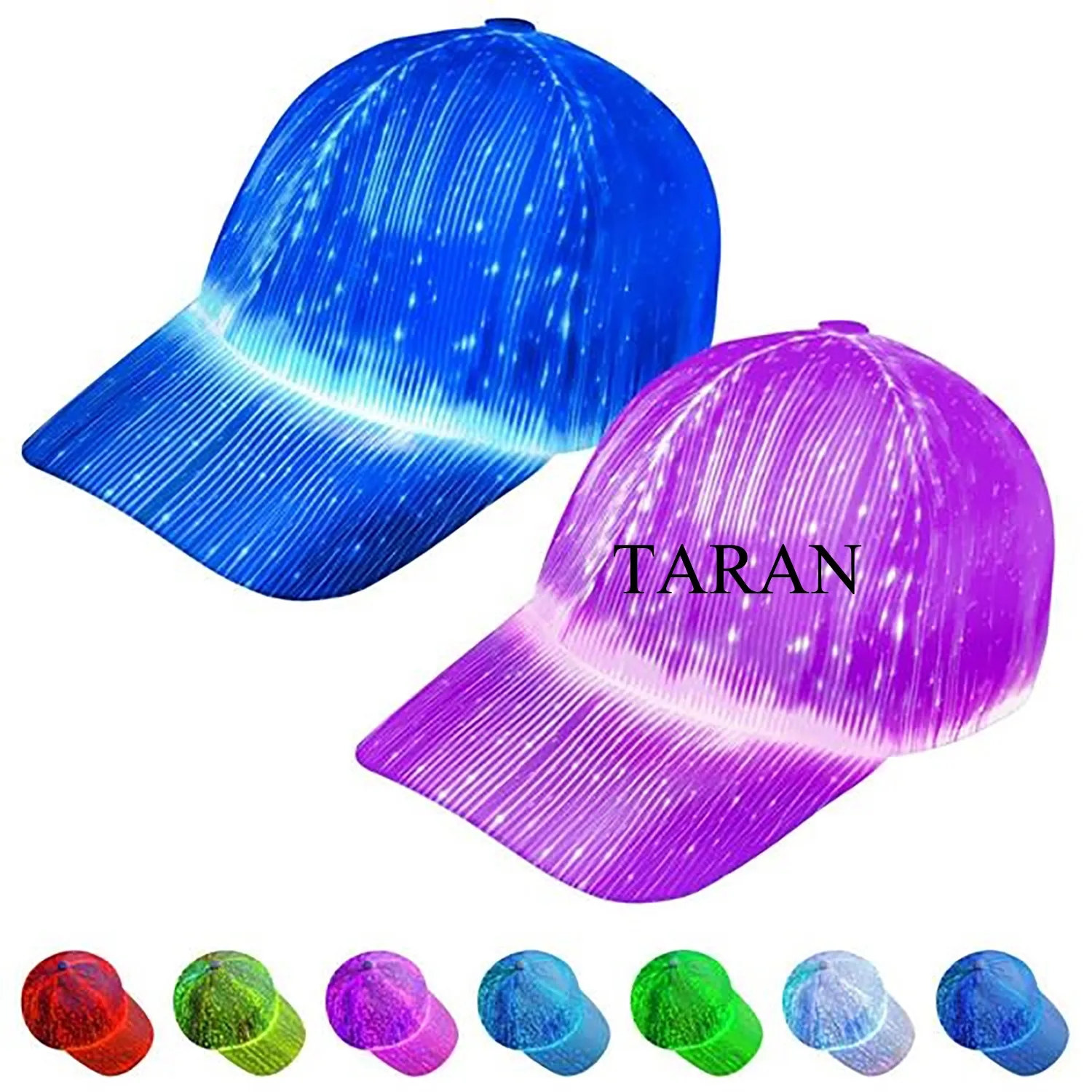 Light Up With Fiber Optic Luminous USB Charge Costume Party Hat 3