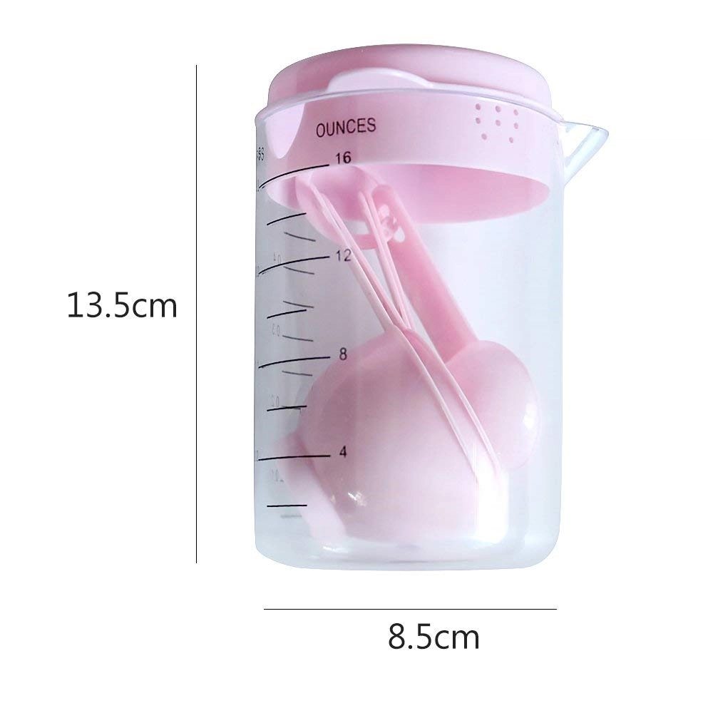 Measuring Container and Spoons 7-PIECE MEASURING SET 2