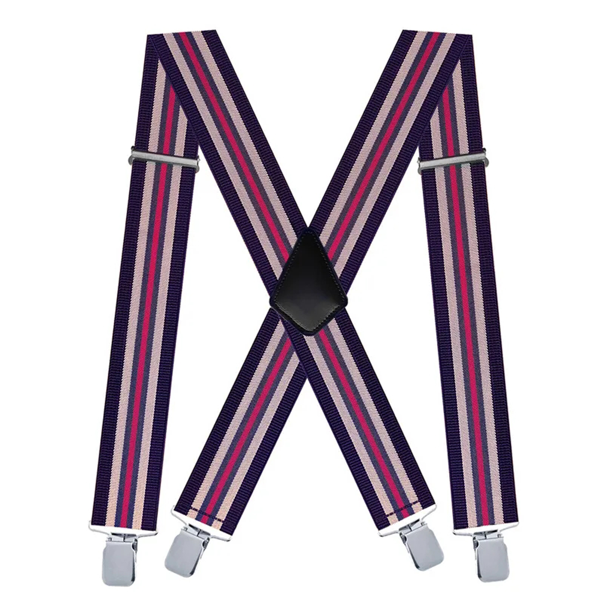 Adjustable X Back Suspenders with Elastic Straps 19