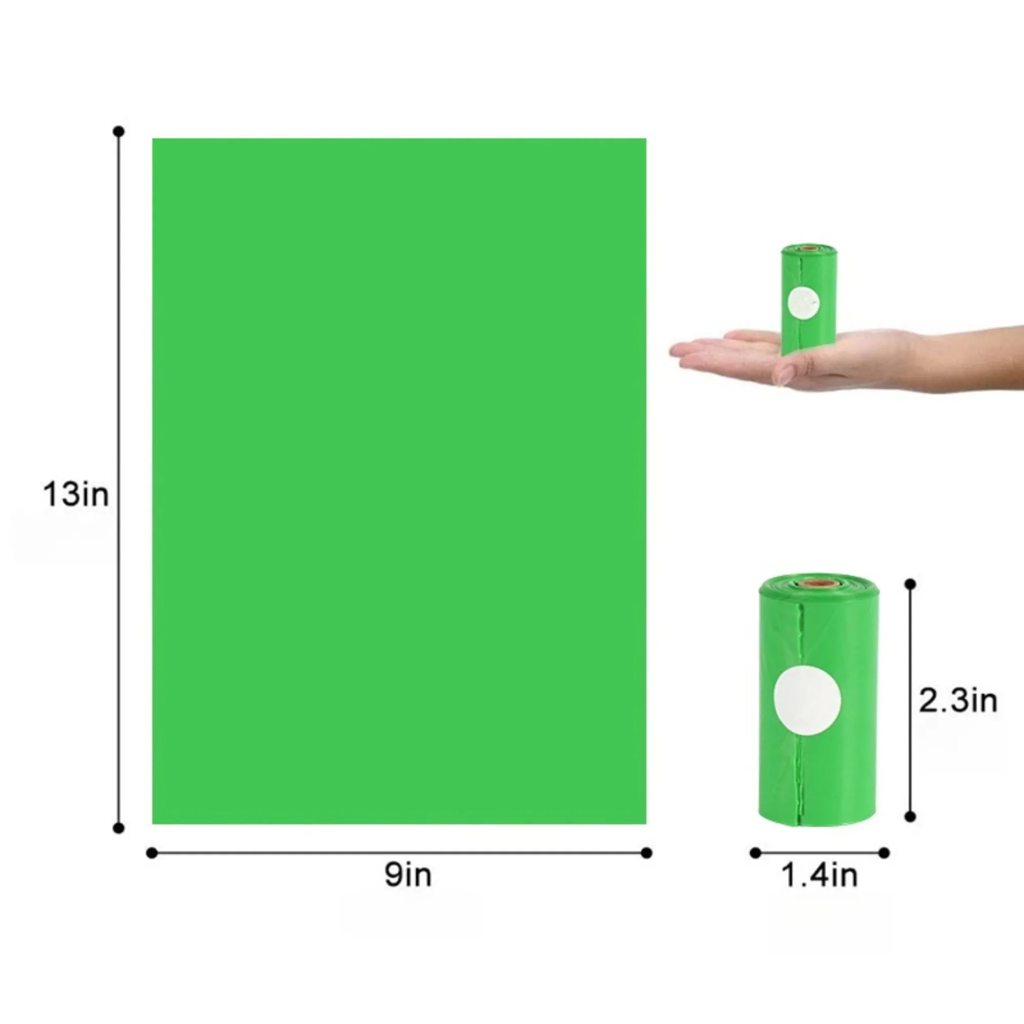 Degradable pet garbage bag thickened dog poop bag 3