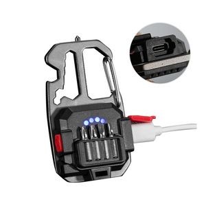 Compact Waterproof Mini Flashlight with Carabiner 3 Brightness Levels 14
