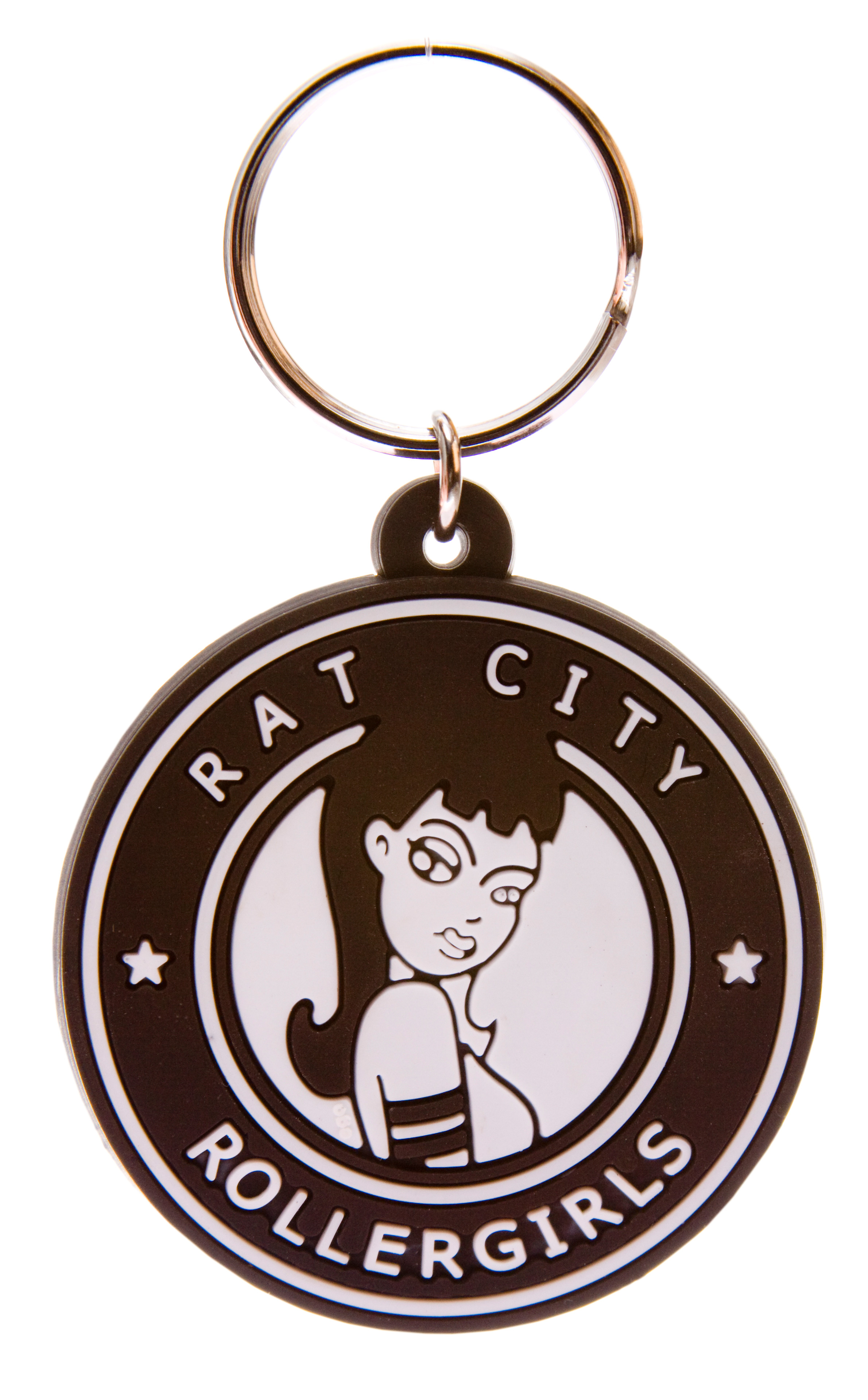Soft PVC Key Tag 2D on 1 side; up to 1.55" diameter