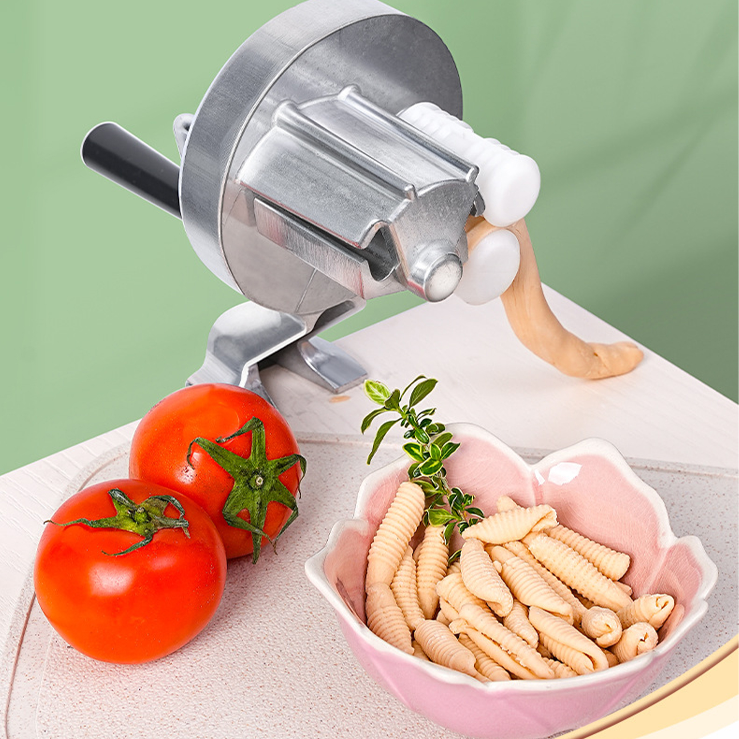 Aluminum Alloy Hand Cranked Noodle And Macaroni Machine 6