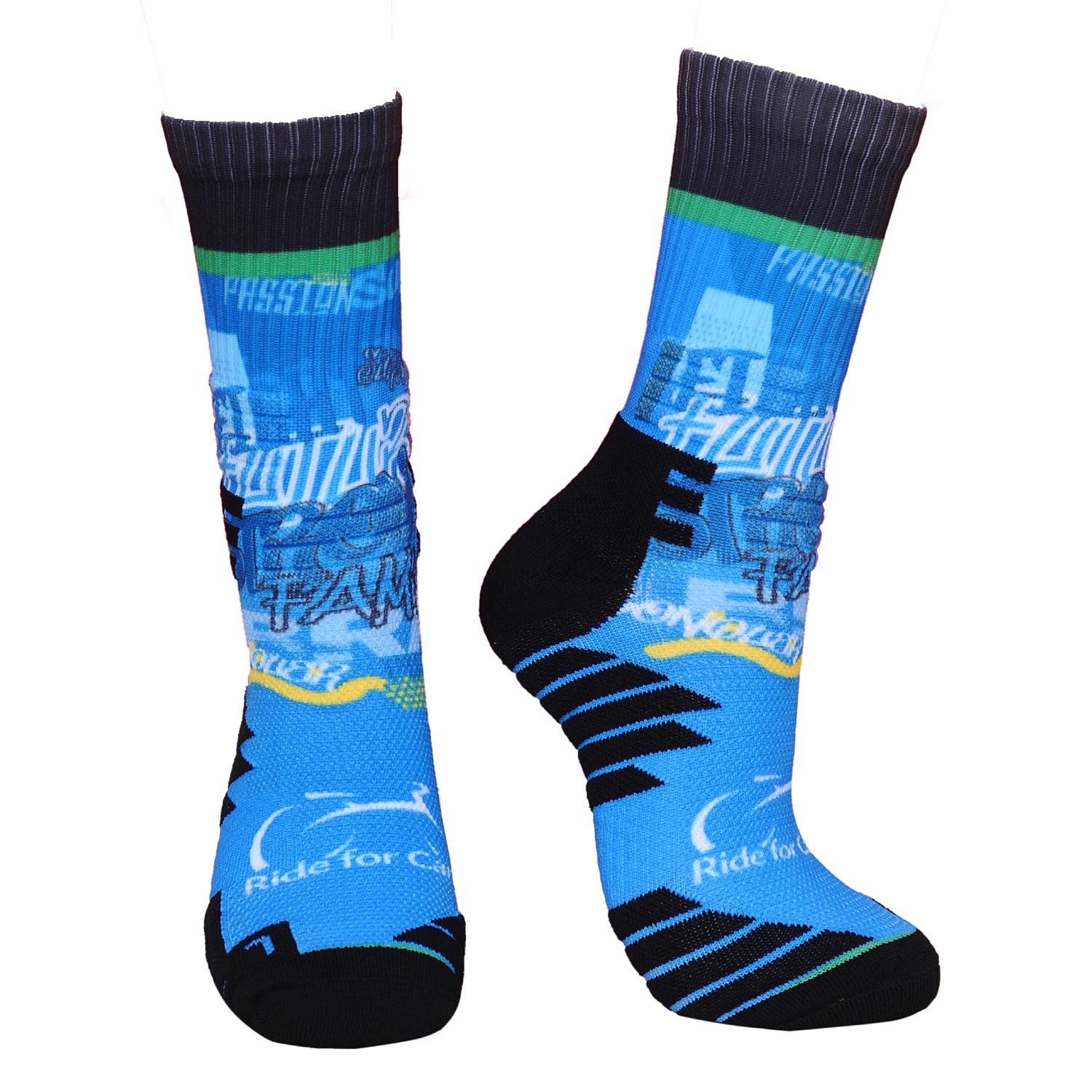 Basketball Crew 360 digital print socks w/ full customization 3