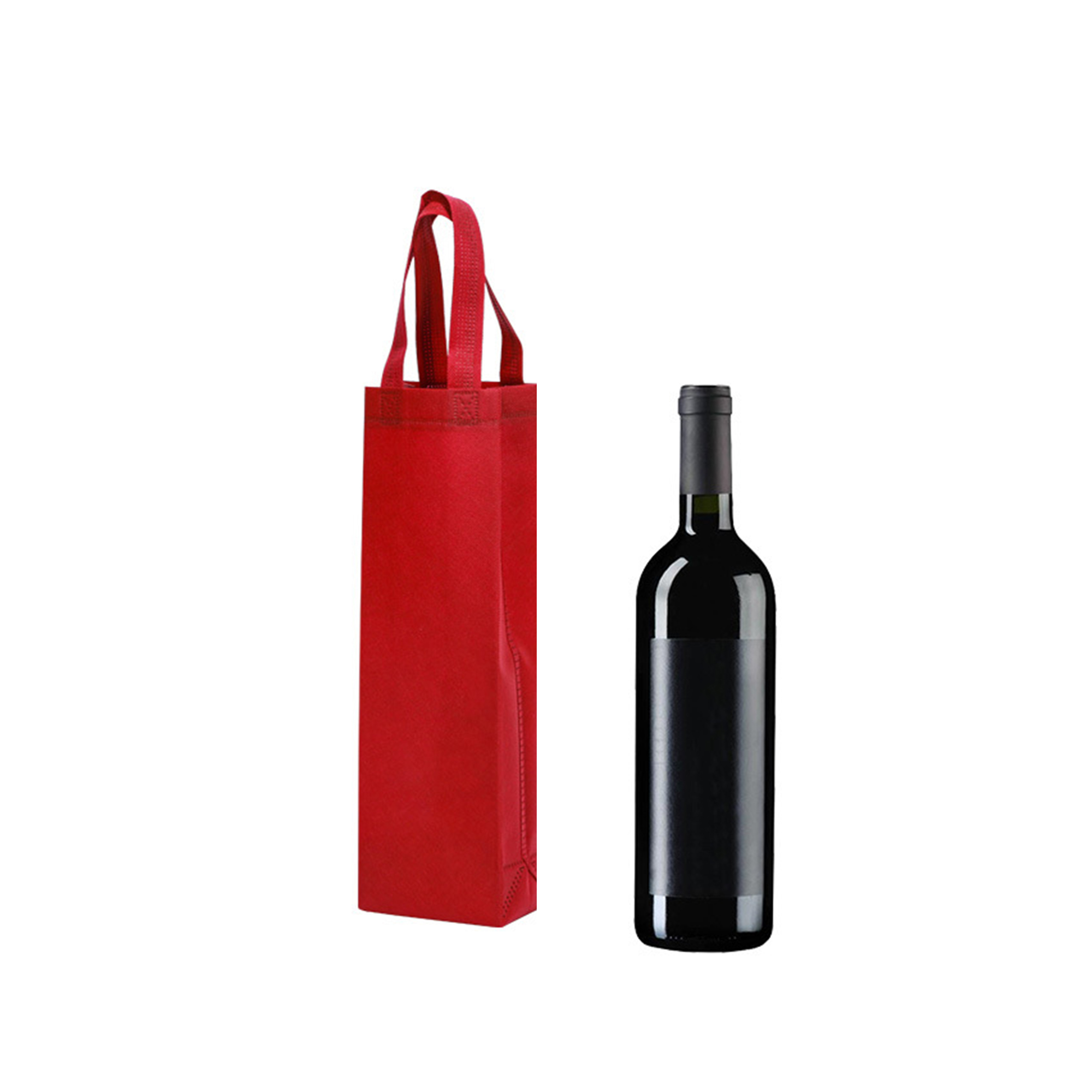 Non Woven Wine Tote Bag 13.8" x 4.7" 1