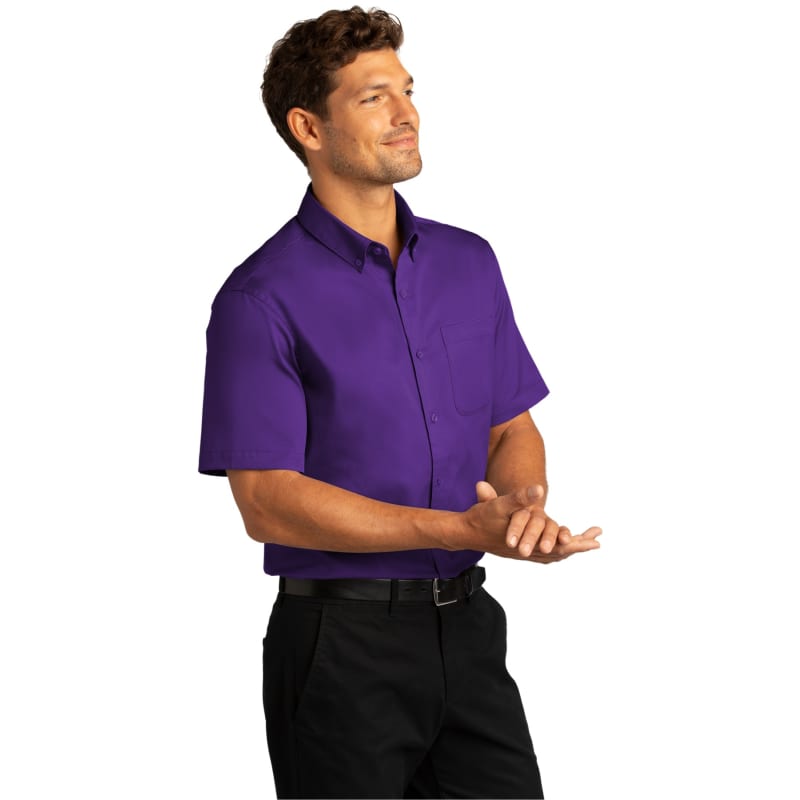 Port Authority Short Sleeve SuperPro React Twill Shirt. 77
