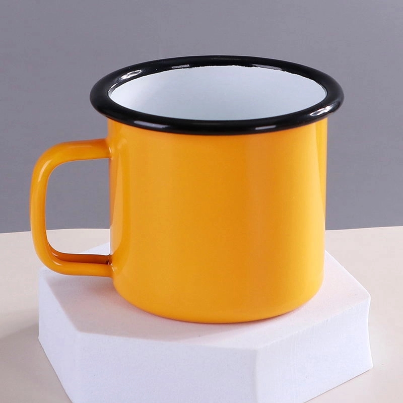 12oz Enamel Coffee Camping Mug 2