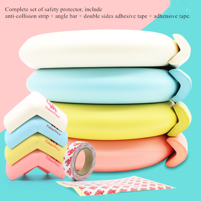 Complete set of soft edge baby safety corner guards 2
