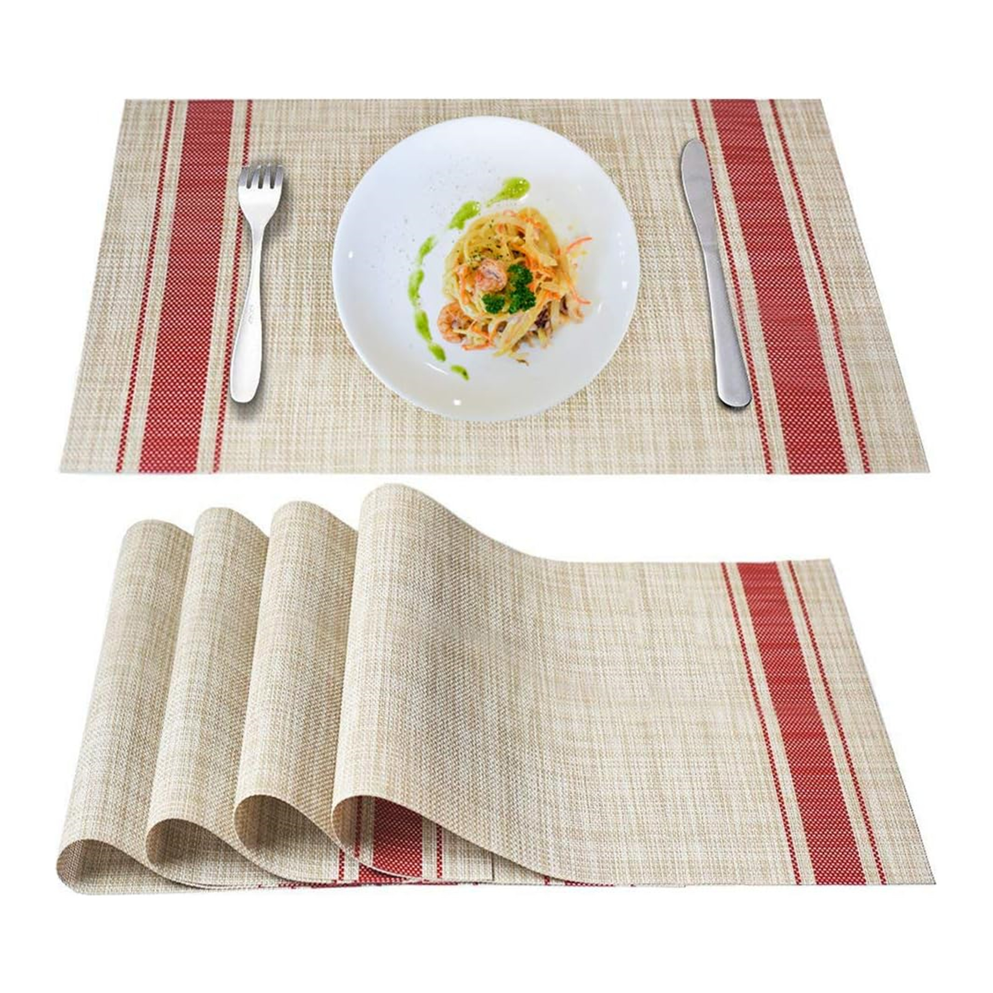 Cross Weave Woven Vinyl Place Mat 4