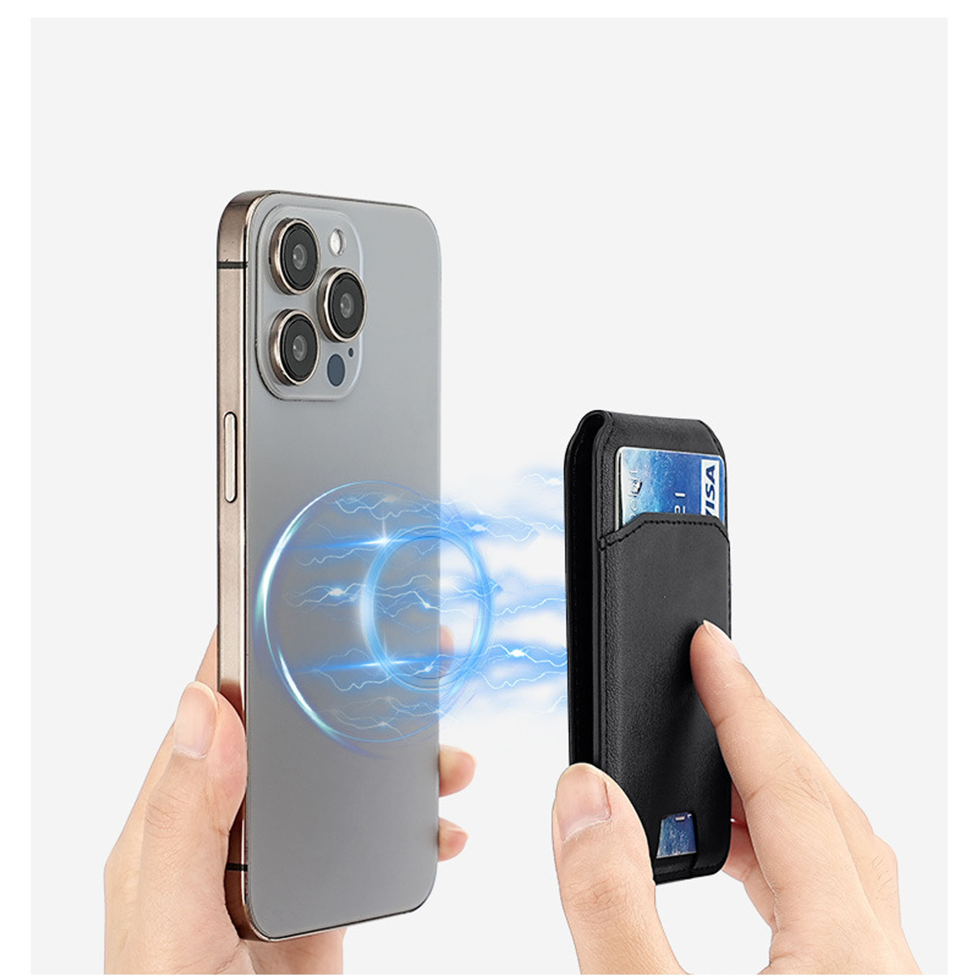 Durable MagSafe Card Holder Wallet with Built-In Stand 1