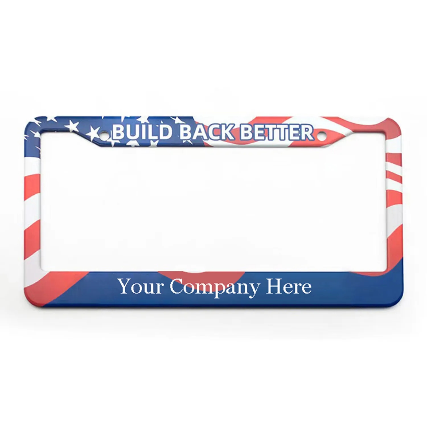 Full Color ABS Plastic License Plate Frame 2