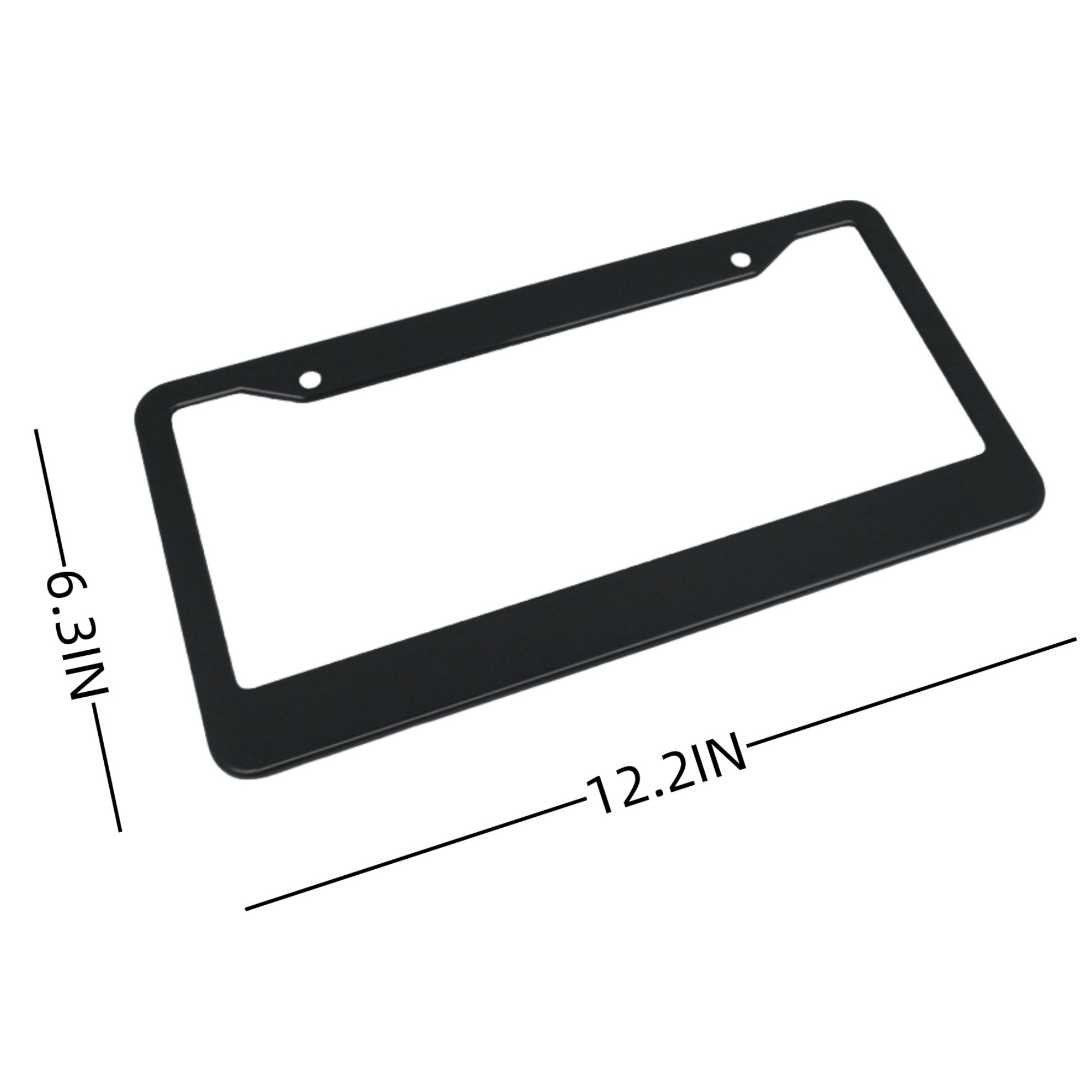Rustproof Metal Car Tag Cover License Plate 2