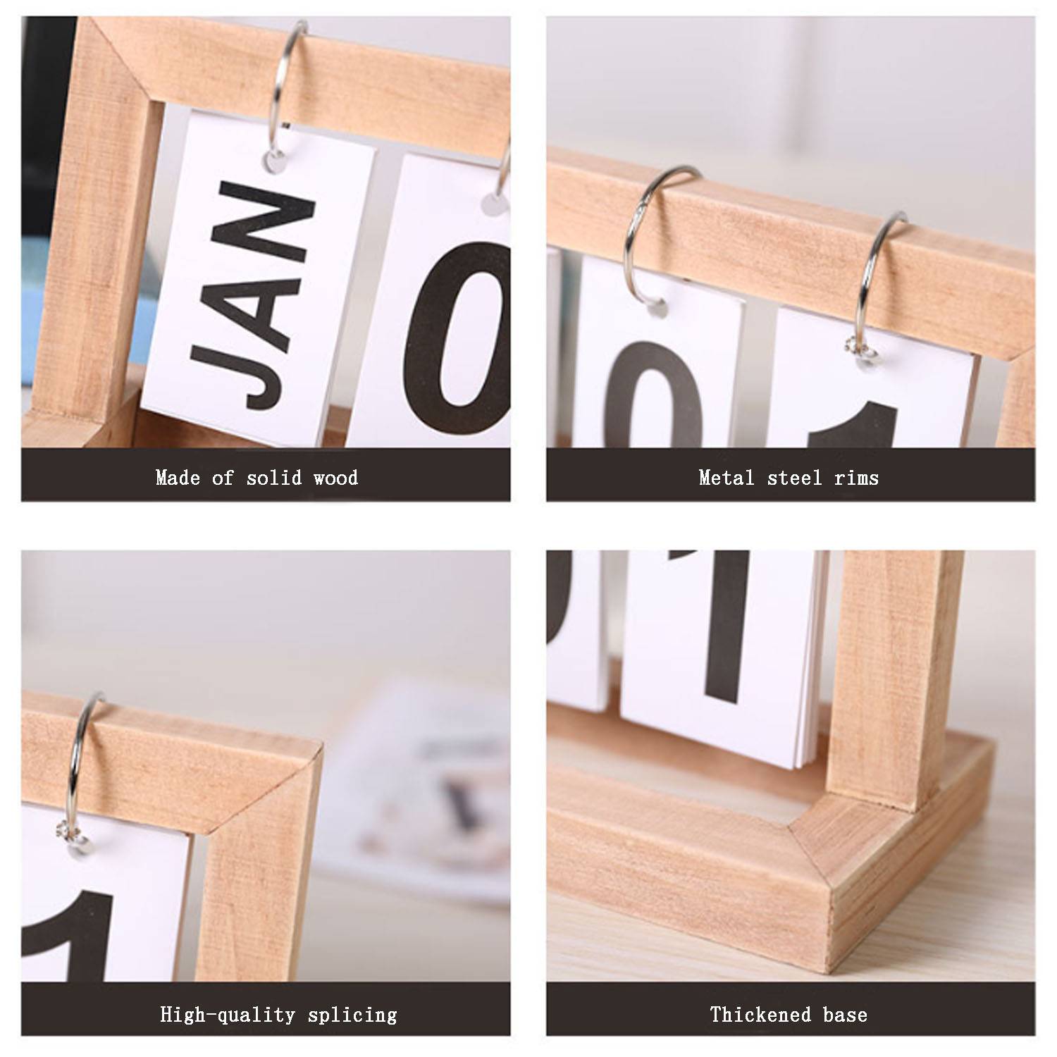 Minimalist wooden calendar 4