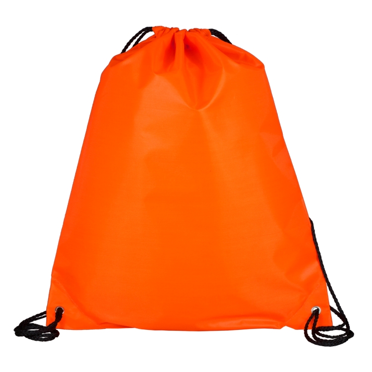 14-1/2"W x 17-1/2" H - 210D Polyester Drawstring Cinch Pack Backpack 6