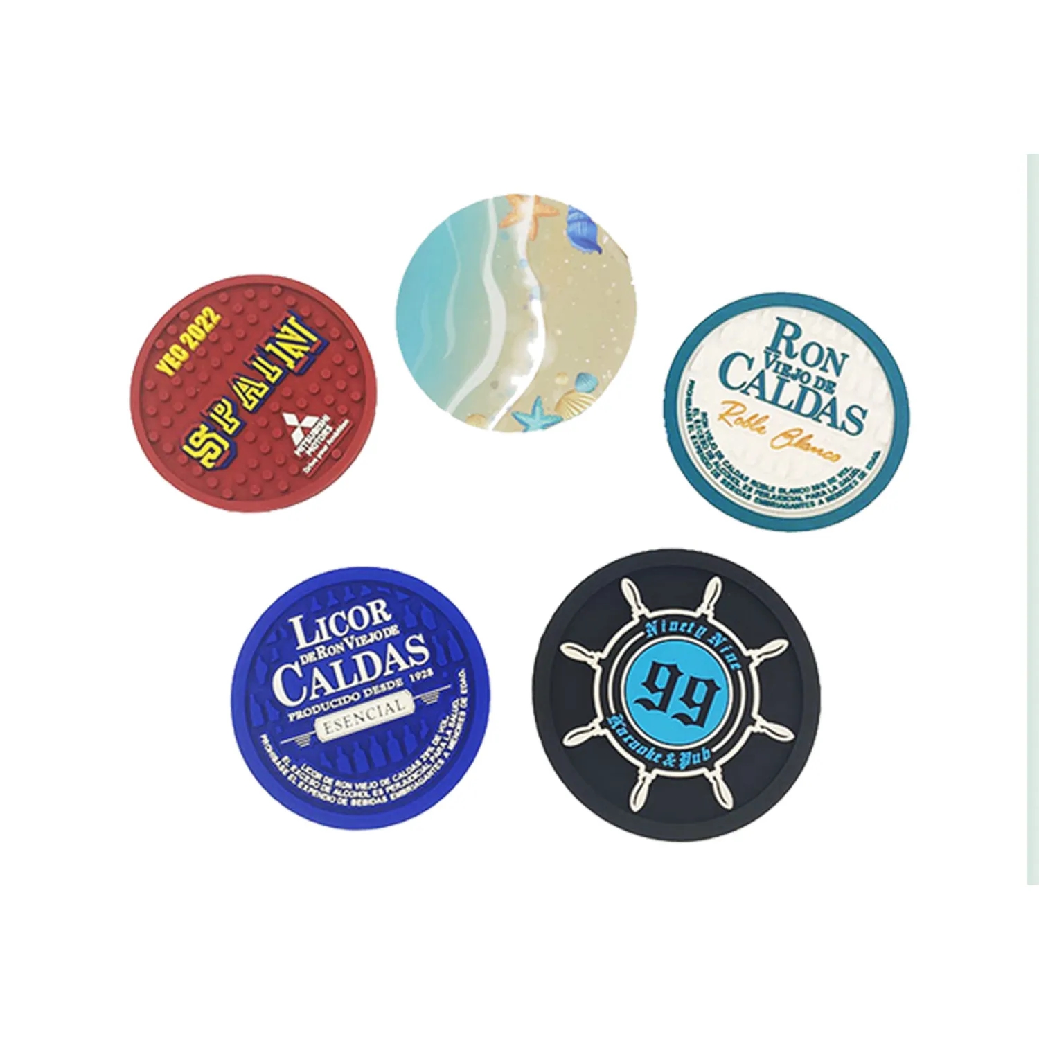 Customized Reusable Silicone Coaster 3