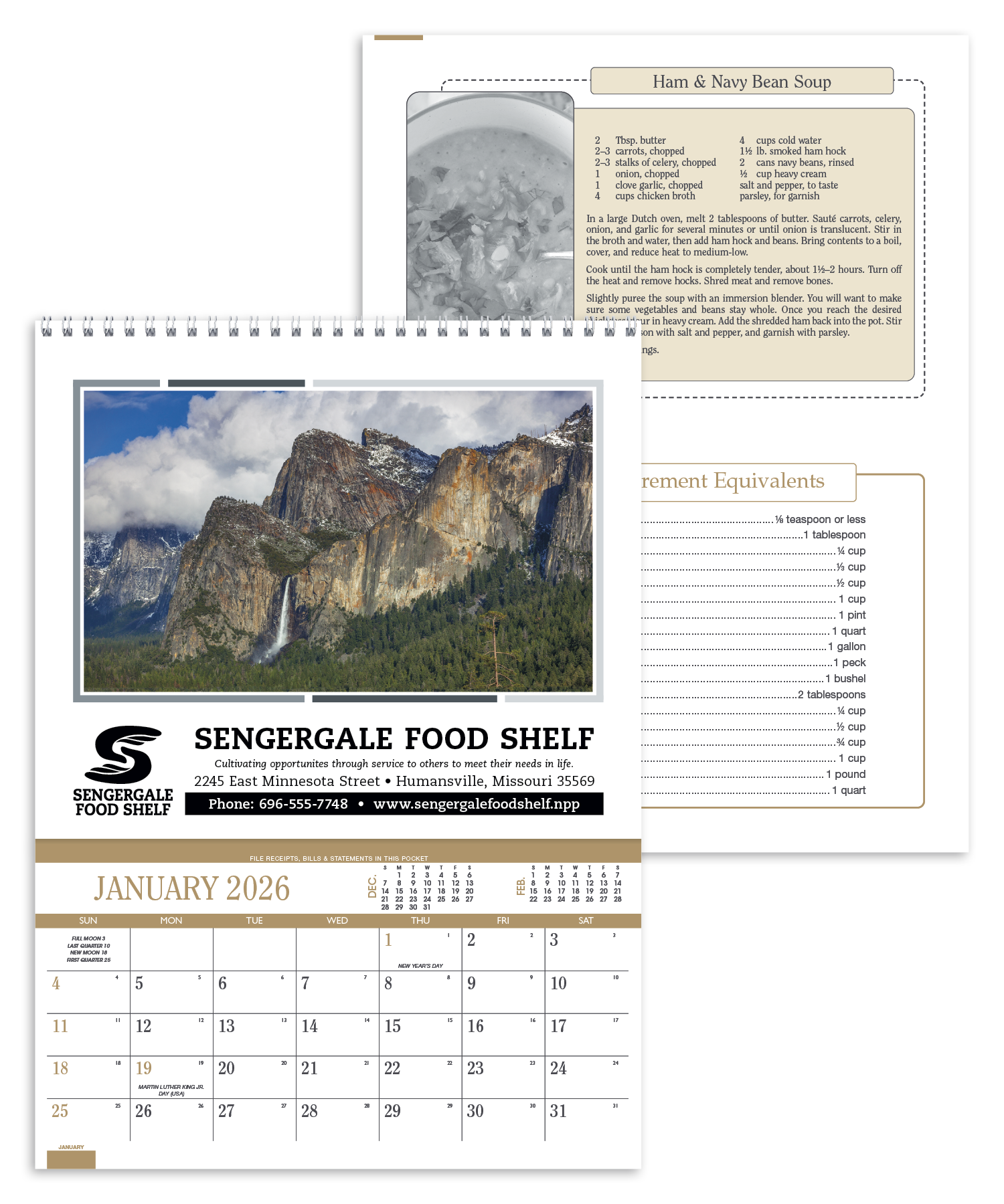 Triumph® Calendars Recipe Pocket Calendar 82