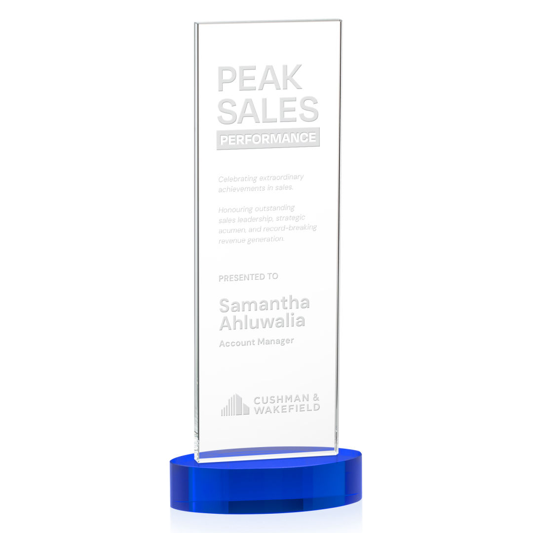 Heathrow Award on Alberton Base - Blue 10