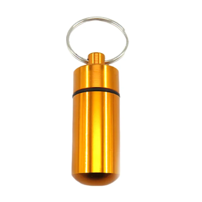 Mini Pill Holder Keychain Container 1