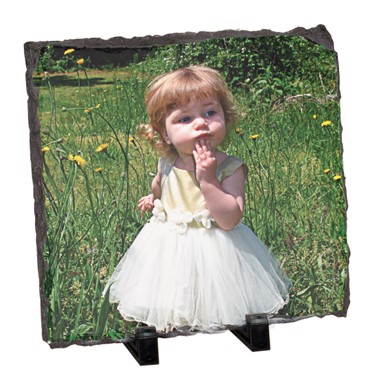 Full Color Matte Rectangular Stone Frame (5.5" x 5.5") 1