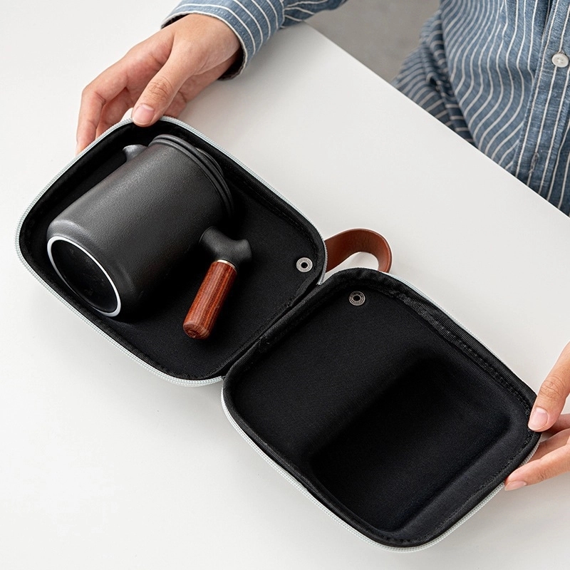 Custom Travel Ceramic Tea Pot Set 10