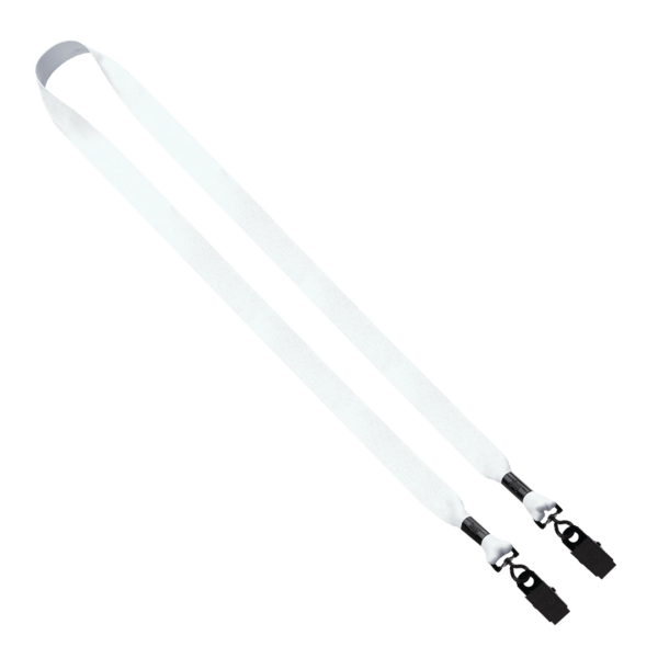 3/4" 2-Ended Dye-Sublimated Lanyard with Metal Crimp and Metal Bulldog Clip 3