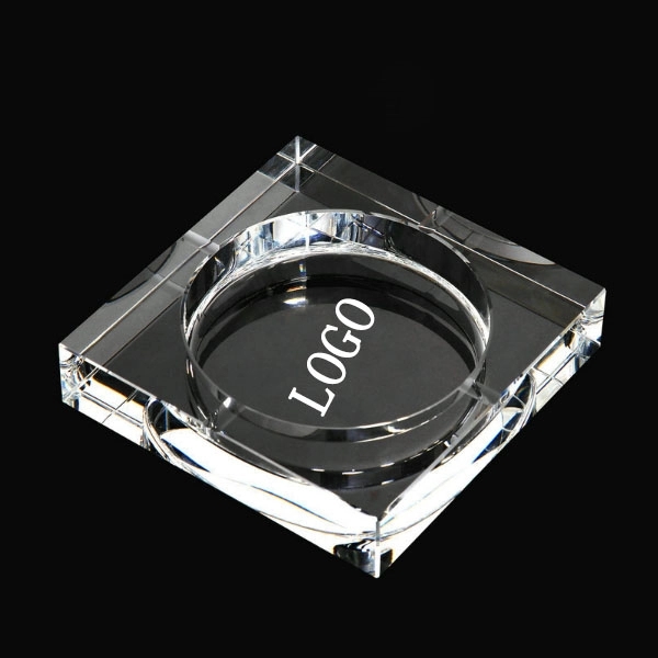 High Quality Crystal Square Ashtray 3