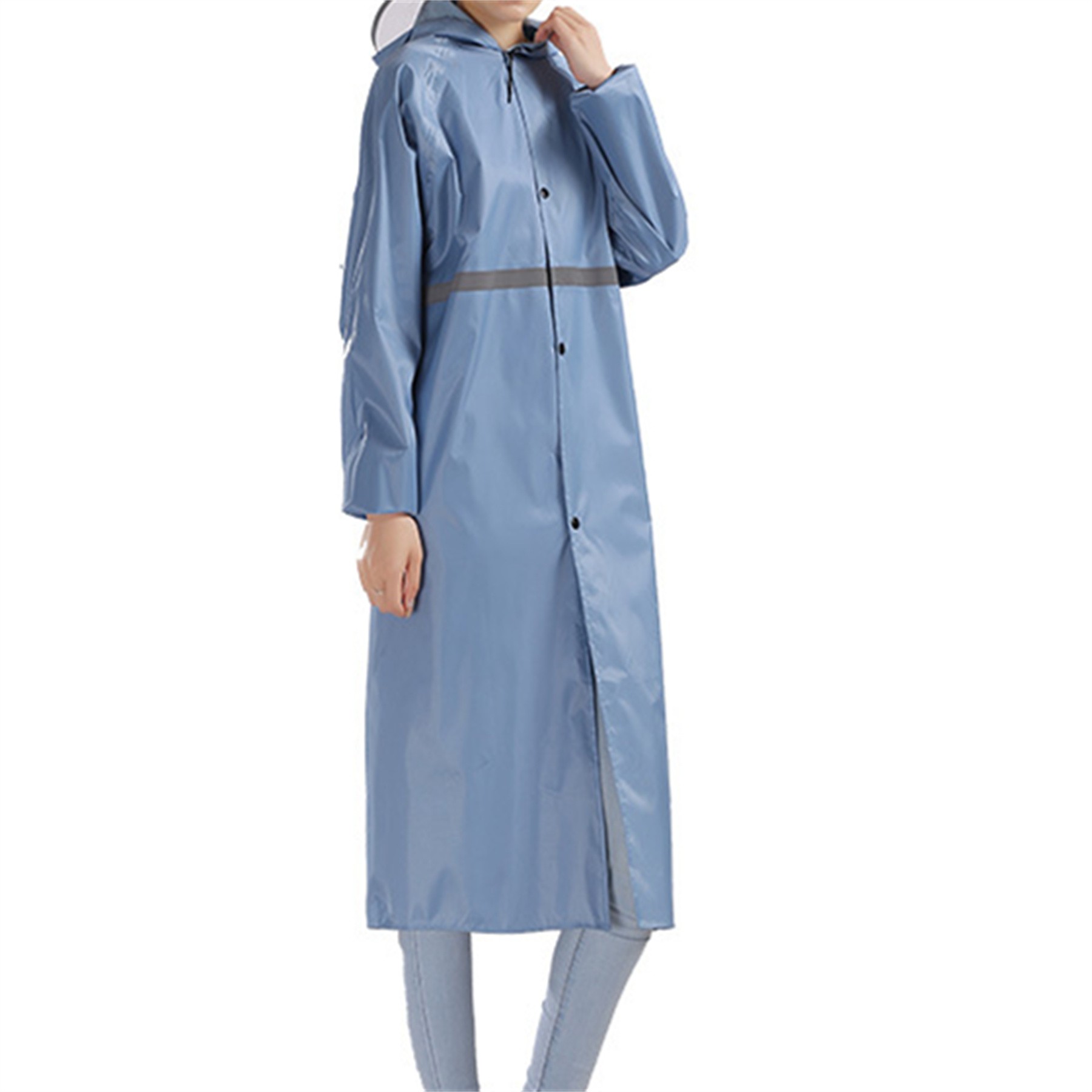 Women Waterproof Hooded Raincoat 4