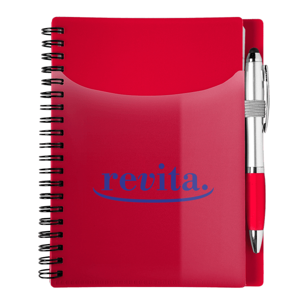 Sorbet Notebook Set with matching pen (PB2571). 2