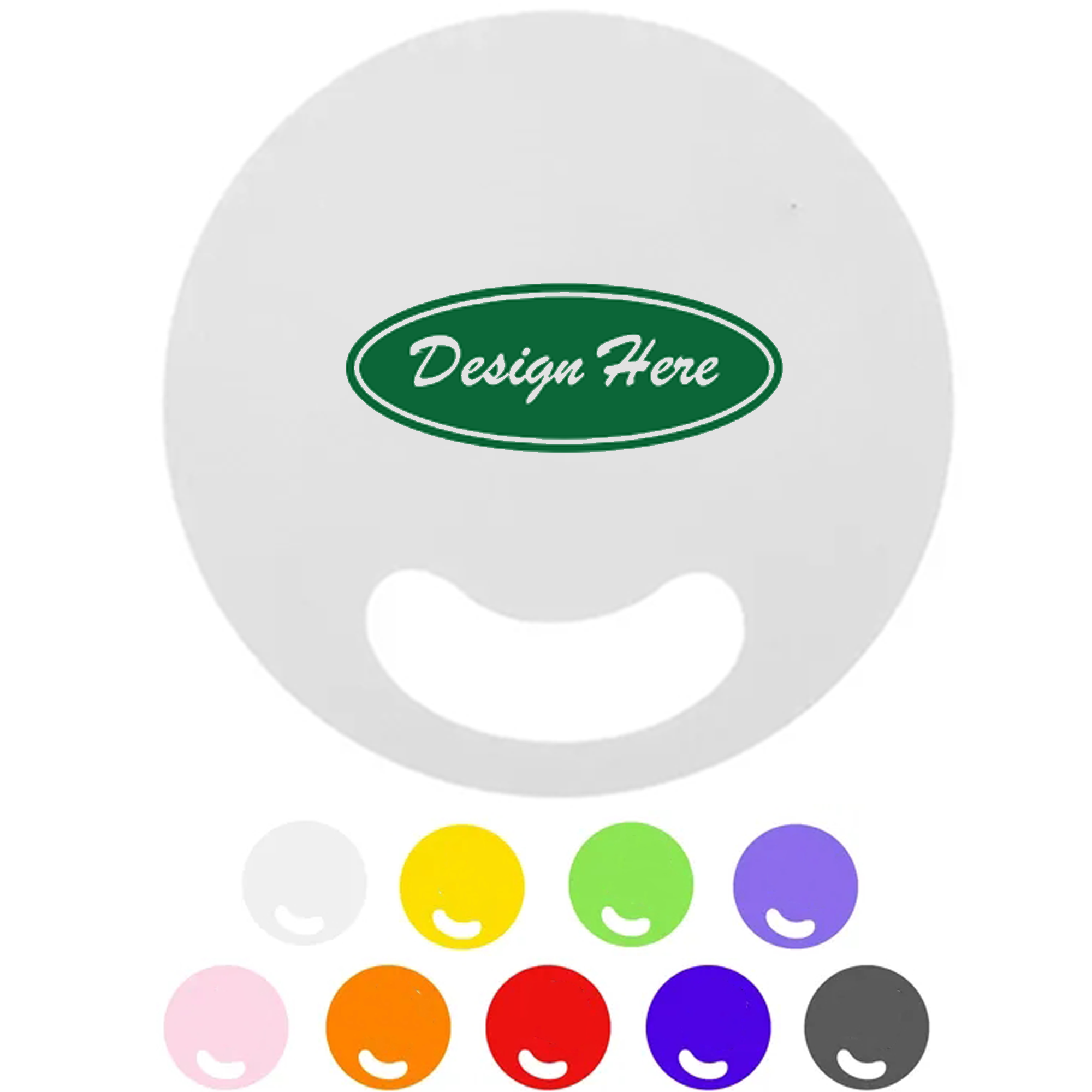 Double-Sided Advertising Plastic Fan 2