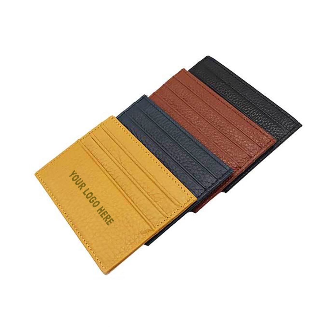 Genuine Leather Slim Card Case Wallet 9