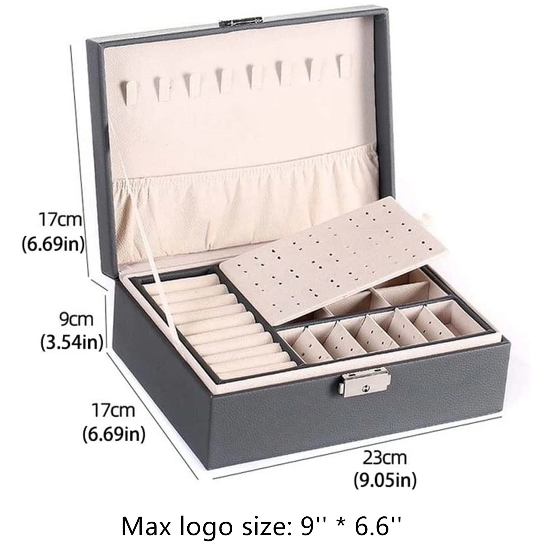 Leather Jewelry Organizer Case 3