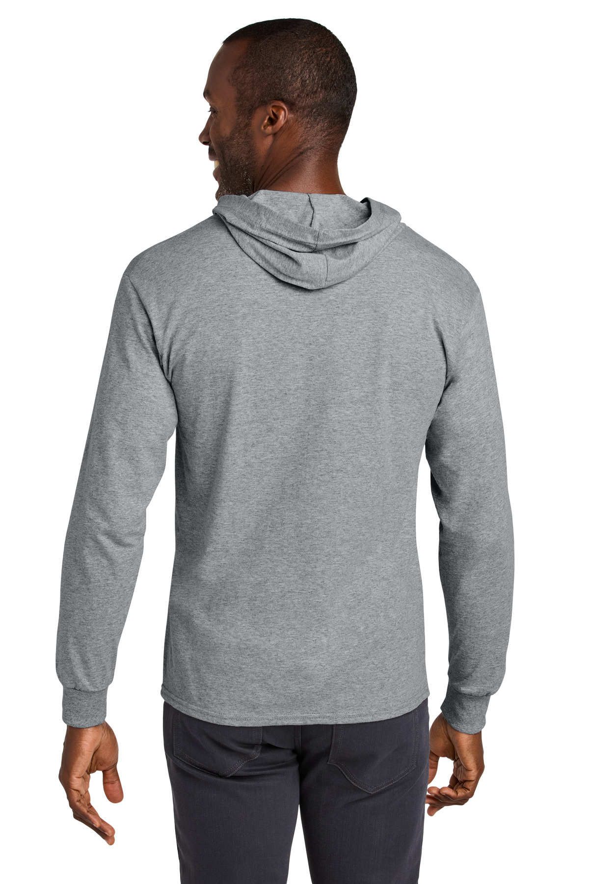 Jerzees Classics Unisex Cotton Long Sleeve Hooded T-Shirt 363LH 24