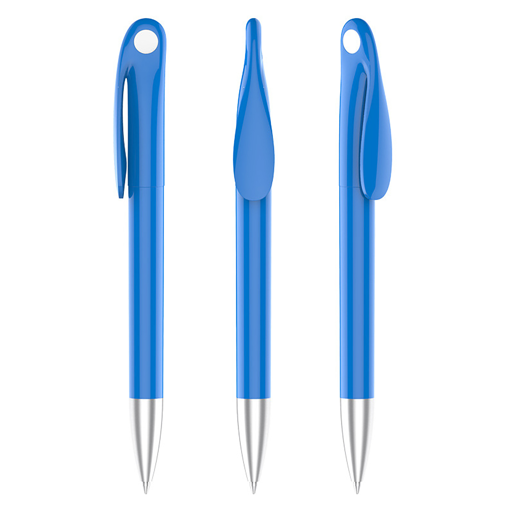 Retractable Ballpoint Pen Plastic Twist Pens 6