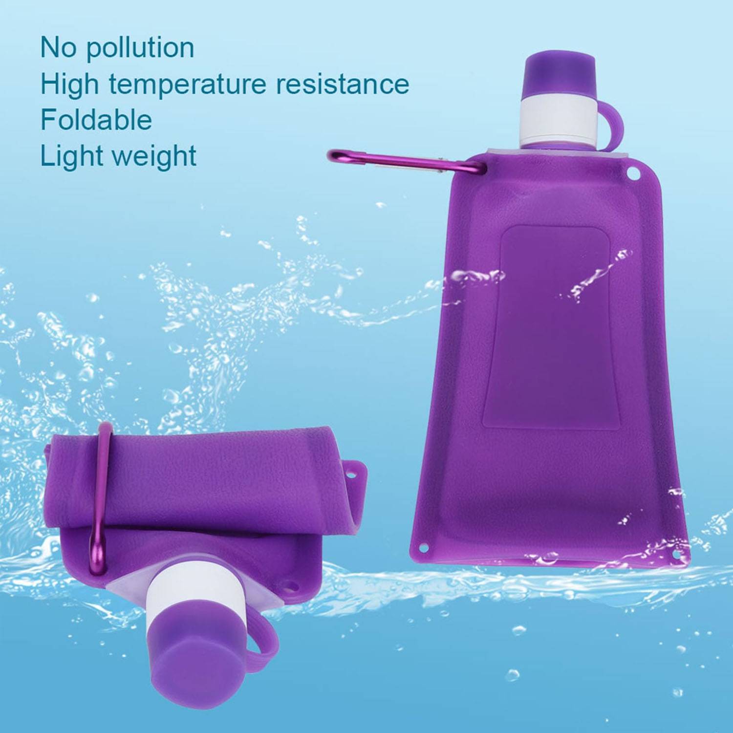 18.5Oz Foldable Water Bottle 2