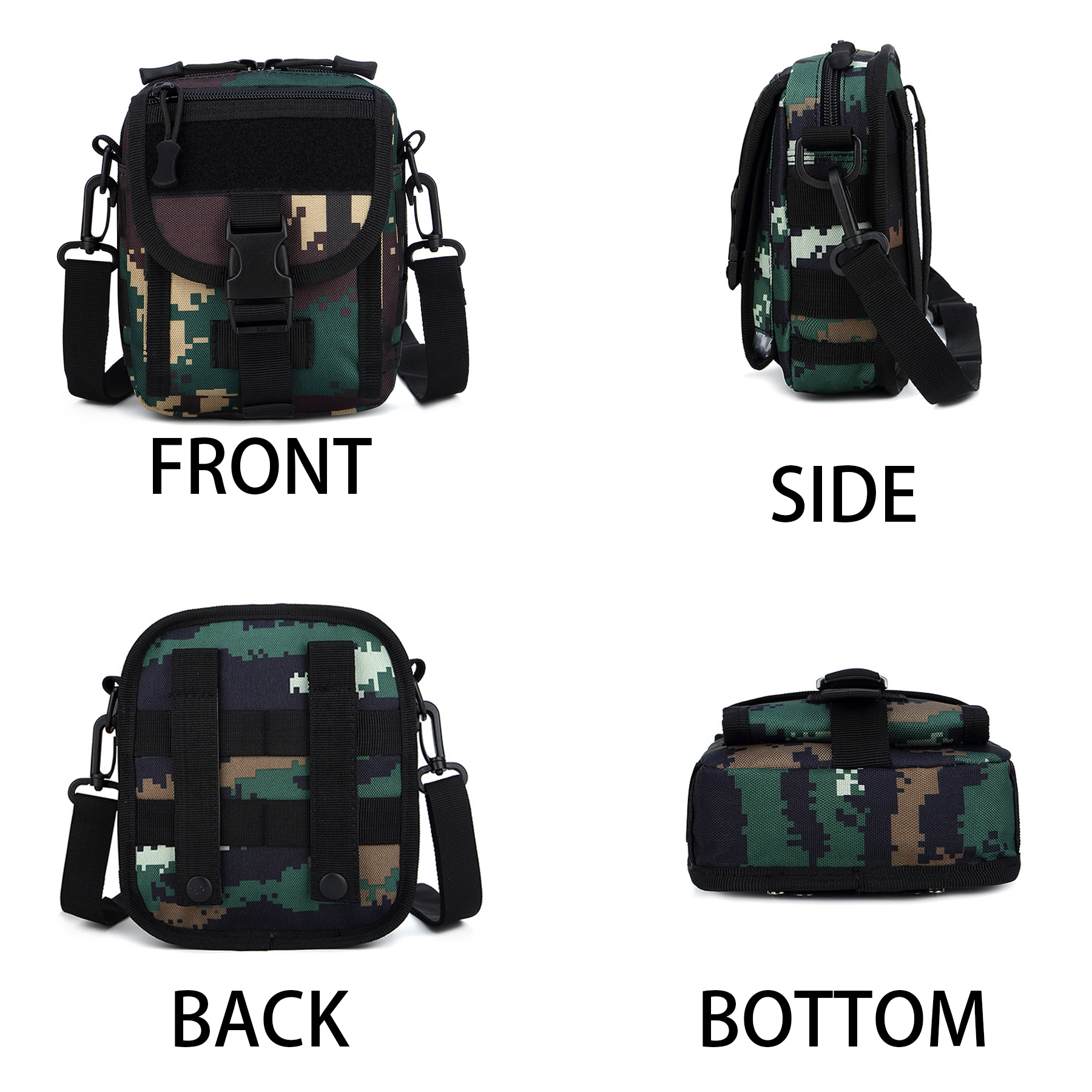 Oxford Outdoor camouflage shoulder cross-body bag 9