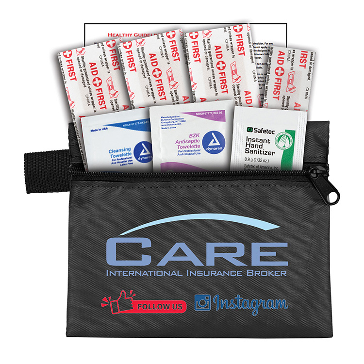 "SAFE HELPER" 8 Piece Hand Sanitizer First Aid Kit 4